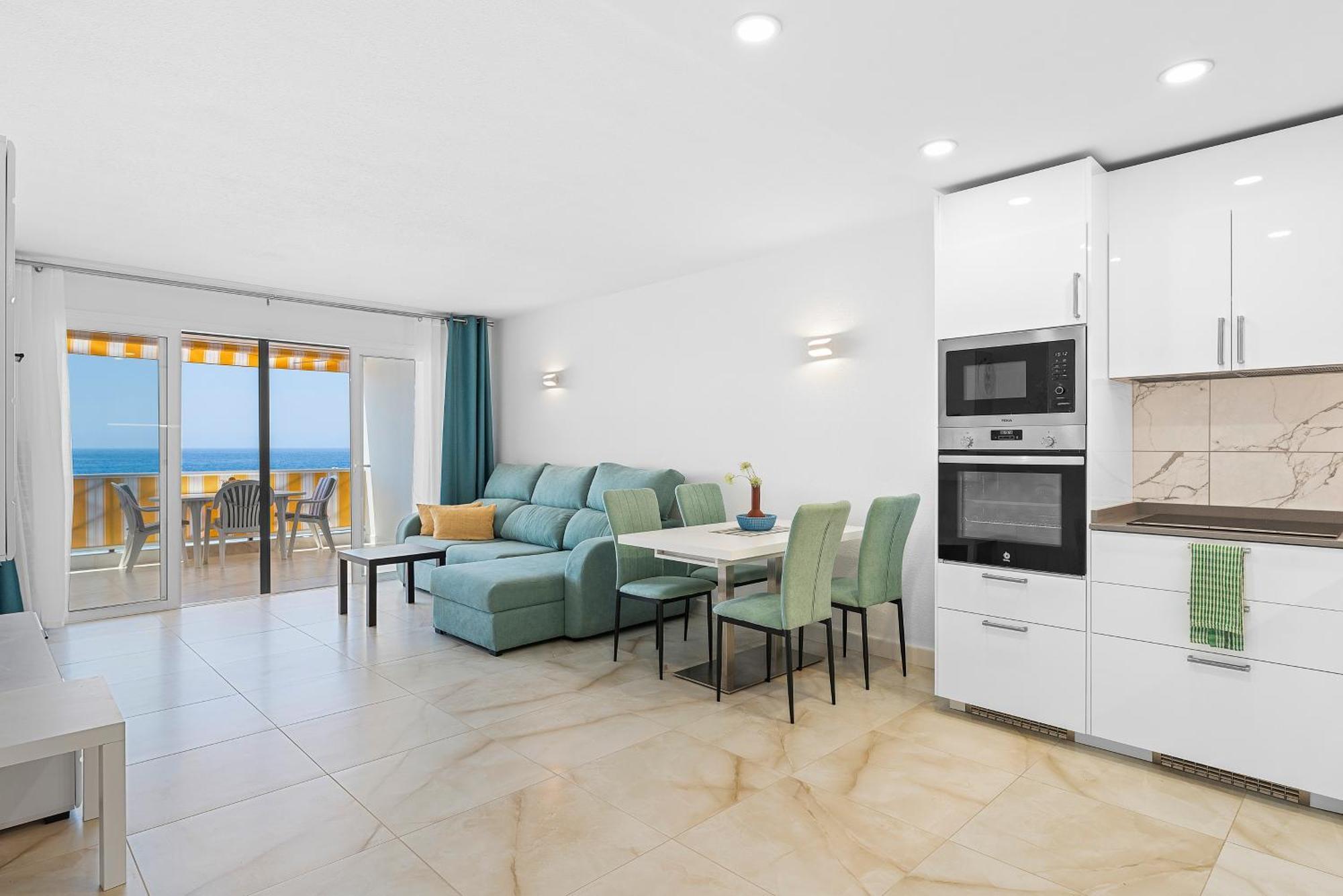 Neptuno Ocean View, Beach Line With Pool Puerto de Santiago  Luaran gambar